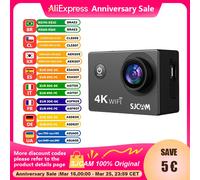 SJCAM SJ4000 caméra d'action aérienne avec vidéo 4K 30M étanche 2.4G WiFi caméra de sport caméra d'action caméra de sport vélos motos SJ4000 Air