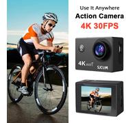 SJCAM SJ4000 caméra d'action aérienne avec vidéo 4K 30M étanche 2.4G WiFi caméra de sport caméra d'action caméra de sport vélos motos SJ4000 Air Bundle