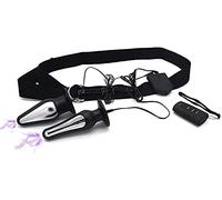 SJCANG Ensemble De Prise Anale Portative D'Électrostimulation À Télécommande sans Fil, Estimation De Gode Anal/Vaginal Et Dispositif De Courant De Stimulation De Prise Anale/Vaginale, Ju
