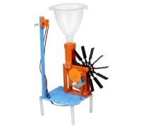 Sjfbebsy Kit d'expérimentation Scientifique, Kit d'apprentissage de Tige de générateur Roue à Eau, Jouet 'expérience Conversion 'énergie Bricolage pour l'éducation des Enfants