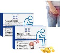 sjfscqr Capsules Naturelles pour soulager Les hémorroïdes à Base de Plantes, Traitement Rapide de la réduction des hémorroïdes, Capsules Naturelles pour soulager Les hémorroïdes