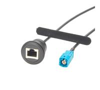 sjgqwt HSD Z Code mâle vers RJ45 Câble de montage sur panneau encastré 1 Gbit/s blindé Cat5e Ethernet LAN LVDS pour caméra automobile