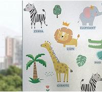 SJH Film de protection contre les UV pour fenêtre et chambre d'enfant, salle de bain, balcon, film statique sans colle, autocollant décoratif anti UV