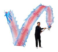 SJHDUNBW EUR Dragon Poi, Danse du Dragon, équipement de Fitness for Adultes, en Soie, Fluide et vibrante(Blauw,12m/39.4ft)