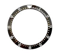SJHDUNBW EUR Lunette biseautée en céramique de 38 mm for Montre SKX007/SKX009/SRPD, Compatible avec Les mouvements NH35/NH36 Pièces de Montres(6 UK)