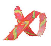 SJHDUNBW EUR Ruban de Danse 3D Dragon Poi, 6 à 12 m Long, for la Pratique Sportive en extérieur, sur pelouse, Plage ou dans Les Parcs(Rot,10m/32.8ft)