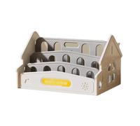 SJHDUNBW EUR Support de Rangement de Livres de Bureau, Petite bibliothèque avec Panneau de Peinture, Support de Livres d'images au Sol, bibliothèque à Baie vitrée Bibliothèque