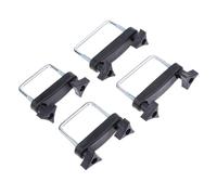 SJHFKDK Attache Coffre De Toit Kit de Fixation Universel for Cadre Bagages, 4 pièces, avec Colliers Serrage en U galerie Toit Voiture(A2)