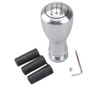 SJHFKDK Levier de Vitesse,Pommeau Vitesse Tête de changement vitesse universelle manuelle à 5 vitesses, engrenage en alliage d'aluminium(WHITE)