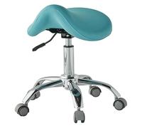 SJHPZG Tabouret de Selle Ergonomique avec roulettes, Tabouret Roulant hydraulique, Hauteur réglable 49 cm-64 cm, Tabouret Professionnel pour Dentiste hygiéniste, Facile à Installer