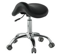 SJHPZG Tabouret de Selle Ergonomique avec roulettes, Tabouret Roulant hydraulique, Hauteur réglable 49 cm-64 cm, Tabouret Professionnel pour Dentiste hygiéniste, Facile à Installer