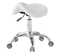 SJHPZG Tabouret de Selle Ergonomique avec roulettes, Tabouret Roulant hydraulique, Hauteur réglable 49 cm-64 cm, Tabouret Professionnel pour Dentiste hygiéniste, Facile à Installer