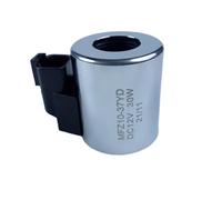 SJJBVPYX Bobine de solénoïde hydraulique MFZ10-37YD diamètre intérieur 23 mm Hauteur 51 mm diamètre extérieur 45 mm électrovanne vanne de Commande DC24V DC12V(24V)