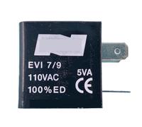 SJJBVPYX Bobine d'électrovanne EVI7/9 AC220V 8,5VA 6VA 5VA EVI7/9 Ouverture intérieure : 9 mm Hauteur : 29,5 mm(AC220V 6VA)