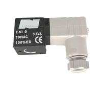 SJJBVPYX Bobine d'électrovanne EVI9 DC24V DC12V AC110V AC220V EVI9 Ouverture intérieure: 8MM Hauteur: 23.3MM(EVI9 AC220V 3.6VA)