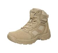SJJH Semelle extérieure profilée pour homme, bottes tactiques légères pour les amateurs d'aventure, beige, 46 EU
