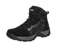 SJJH Semelle extérieure profilée pour homme, bottes tactiques légères pour les amateurs d'aventure, Noir, 46 EU