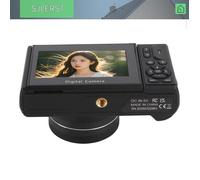 sjlerst Caméra numérique 5K Appareil photo numérique 5K HD 75MP UHD 18XAF AUTOFOCUS 3 pouces Caméra WiFi avec photo camescope Noir