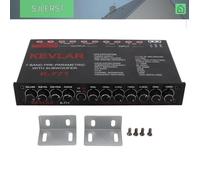 sjlerst Égaliseur graphique 7 bandes pour système stéréo avec entrée de niveau élevé