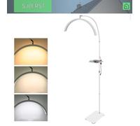 sjlerst Lumière demi-lune U-Shape Half Moon Light 36W Beauty Lamp For Eyelash Extensions Nails Floor photo lampe Prise UE blanche