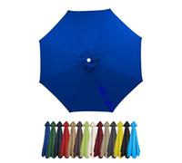 SJMDMZD Auvent De Remplacement pour Parasol 6/8 Baleines Toile De Parasol Déporté Remplacement Canopy, Housse de Rechange pour Parasol 2m/2.3m/2.5m/2.7m/2.8m/3m pour Cour Plage E 8 Ribs:2.8m