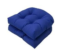 SJMDMZD Lot de 2 Coussins de Siège de Chaise D'Extérieur, Imperméables Coussins de Chaise de Rechange en Forme de U - 48 x 48 cm - pour Fauteuil Canapé Rotin Meuble en Rotin Meubles de Jardin P