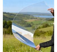 SJMDMZD Plaque Polycarbonate pour Serre Jardin, Feuilles de Toit Transparent, Panneau de Remplacement en Plastique Transparent, Revêtement en Plastique pour Abris d'Auto Auvents Stades 0.5x3m