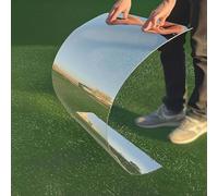 SJMDMZD Polycarbonate Transparent 1mm, Plaque Plexiglas Légère, Panneau pour Serre, Couverture Transparente pour Pergola Extérieur, Toits, Garage, Marquise, Serre et Enclos 0.8x2m