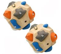 SJMDSDSC Blocs d'escalade artisanaux Outil d'entraînement pour développer la Force et la précision des Doigts idéal pour Les Grimpeurs Boules d'escalade 3D Cadeaux pour Les Grimpeurs(2 pcs,Khaki)