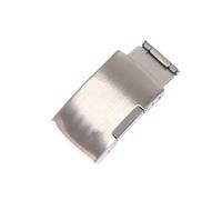 sjniosn 1 pièce d'accessoires de montre en argent, bracelet en acier inoxydable, boucle de montre double/simple/de sécurité(A 20mm)