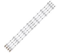 sjniosn Bande de rétroéclairage LED compatible for UE32J5500AK, UE32H5000AW, UE32H6400AW, D4GE-320DC1-R2, D4GE-320DC1-R1, BN96-30443A, BN96-30442A et 2014SVS32FHD Bande lumineuse TV(4 PCS For 1 TV)