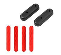 sjniosn Fit for Ninebot Max G30 Fit for G30D Scooter électrique Garde-Boue arrière Bouclier décoratif Couverture Autocollant Accessoires Kit Couverture de Fourche arrière(Red Set)