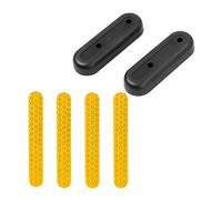 sjniosn Fit for Ninebot Max G30 Fit for G30D Scooter électrique Garde-Boue arrière Bouclier décoratif Couverture Autocollant Accessoires Kit Couverture de Fourche arrière(Yellow Set)