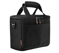 sjniosn Sacoche bandoulière étanche et élégante for Appareil Photo Reflex numérique, Compatible avec Les objectifs Canon, Fit for Nikon et Sony A6000, A6300 et A6400.(Black)