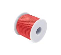 sjniosn Single Color Boxed Super Soft Silicone Cable 30/28/26/24/22/20/18/16/14/12AWG High Temperature Resistant Tinned Copper Cable fil et câble(Red,14 AWG-10M 1roll)