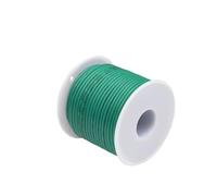 sjniosn Single Color Boxed Super Soft Silicone Cable 30/28/26/24/22/20/18/16/14/12AWG High Temperature Resistant Tinned Copper Cable fil et câble(Green,24 AWG-50M 1roll)