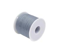 sjniosn Single Color Boxed Super Soft Silicone Cable 30/28/26/24/22/20/18/16/14/12AWG High Temperature Resistant Tinned Copper Cable fil et câble(GRAY,18 AWG-20M 1roll)