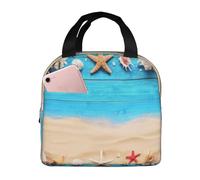 SJOAOAA Boards and Beach Lunch Bag Lunch Box Réutilisable Isotherme Lunch Tote Bag Étanche Cooler Lunch Bag Food Handbags
