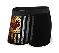 SJOAOAA Boxer classique pour homme Motif drapeau Gay Bears Pride avec pochette, Noir , XL