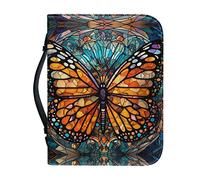 SJOAOAA Lord Citations Floral Bible Cover Case with a Bookmark, Green Bible Bag Handle Book Sleeve Protector Pouch en simili cuir Taille 2XL