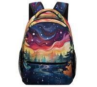 SJOAOAA Sac à dos léger et polyvalent - Beau sac à dos imprimé aurore sac à dos cartable cartable voyage ordinateur portable sacs Style-346, Style-9, One Size, Sac à dos daypack