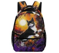 SJOAOAA Sac à dos léger motif chat fleurs art anges sac à dos sac à dos cartable cartable voyage ordinateur portable sacs Style-165, style-7, One Size, Sac à dos daypack
