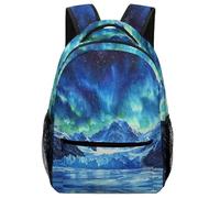 SJOAOAA Sac à dos léger tendance aurore boréale beau paysage sac à dos sac à dos cartable cartable voyage sacs pour ordinateur portable Style-2192, Style-4, One Size, Sac à dos daypack