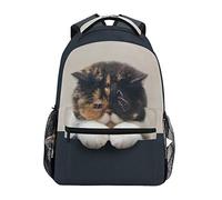 SJOAOAA Style-4158 Sac à dos léger avec chat triste et animal pour livre, randonnée, camping, école, voyage, ordinateur portable, multicolore 1, One Size, Sac à dos daypack