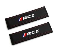 SJPJDGFC 2 pièces Protege Ceinture Voiture, pour Peugeot RCZ Confort Respirant Rembourrage Amovible Ceintures SéCurité Coussinets Voiture Accessoires