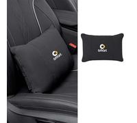 SJPJDGFC Coussin Lombaire Voiture, pour Smart Fortwo Forfour 450 451 453 2000-2020 Voiture Coussin De Soutien Support Lombaire Confortable Coussin Dos Voiture Soulagement Lombaires,A-1pcs