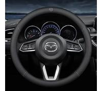 SJPJDGFC Voiture Housse Volant, pour Mazda 3 2019-2024 Hatchback Antidérapante Respirant Protege Volant Durable Housse de Volant de Voiture protège Volant Accessoires