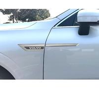 SJSHOPS Emblème de Voiture pour Volvo S90/S60 XC60/XC90,Autocollant D'insigne de Voiture,Autocollant Emblème de Voiture Voiture Emblème,Autocollant 3D Accessoire Voiture Tuning, E