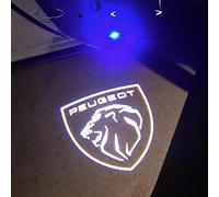 SJSHOPS Feux de Bienvenue pour Voiture Peugeot 5008 4008 508 408,Lumières de Porte LED avec Logo,Projecteur d'accueil pour Véhicule Accessoires de Décoration Intérieure de Voiture