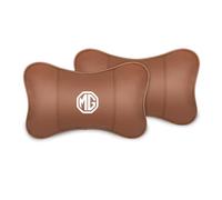 SJSHOPS Lot de 2 Coussins d'appui-tête de Voiture pour MG Marvel X, Coussin Appuie Tête Voiture, Oreiller de Soutien du Cou de Voiture élastique et Respirant, Brown